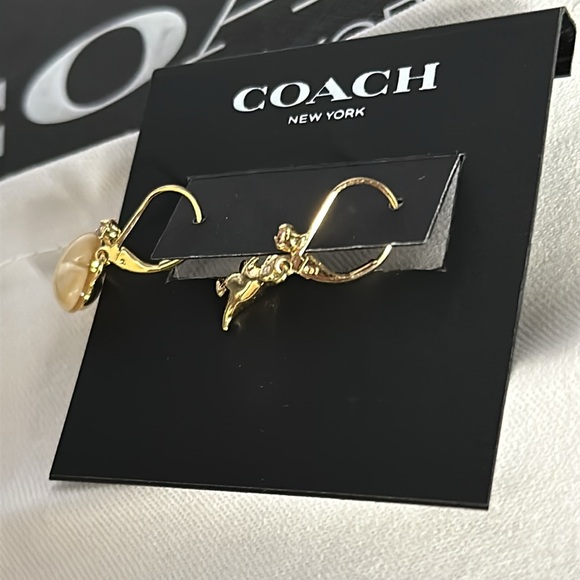 NWT Coach Heart And Rexy Mismatch Earrings - Picture 9 of 9